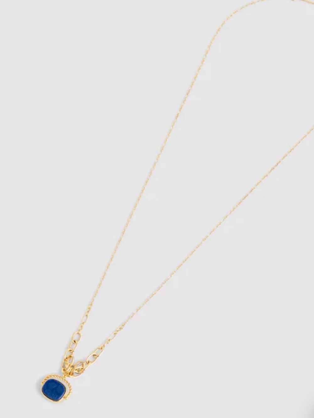 Madewell Semiprecious Pendant Graduated Chain Necklace NWT